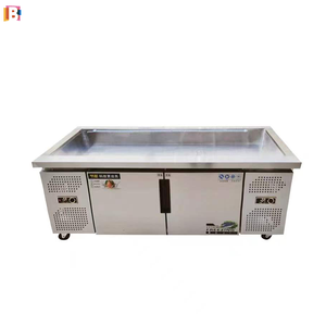 Expositor de Peixes Frescos Congelados em Aço Inoxidável para Supermercado, Freezer de Mesa Refrigerador - Product Image 3