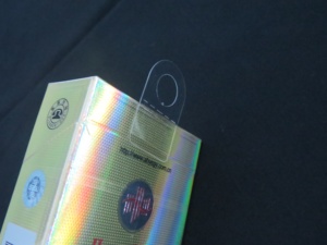 Vente directe d'usine clair auto-adhésif accrocher onglets crochets en plastique affichage main onglets fente trou onglet pliant pour magasin affichage au détail - Product Image 2