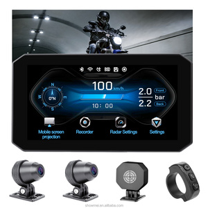 Pantalla Inalámbrica de 5.5 Pulgadas Impermeable IP67 con Cámara, TPMS, CarPlay, BSD y Android Auto para Motocicleta con GPS y Motor - Product Image 1