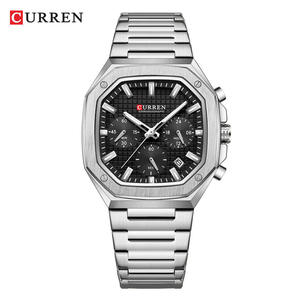 Montre pour homme CURREN 8459, marque haut de gamme, sport, quartz, entièrement en acier, étanche, chronographe, montre-bracelet pour homme, Relogio Masculino - Product Image 2
