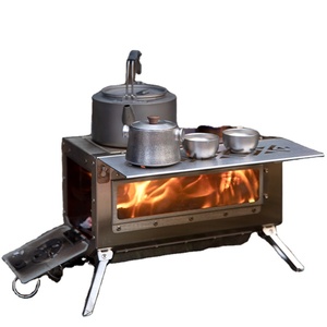 Échantillon Gratuit - Poêle à Bois Portable CE pour Extérieur avec Tuyau de Cheminée, Accessoires pour Poêle à Bois de Camping, Pique-nique, Acier Inoxydable - Product Image 5