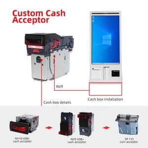 Kiosco de Autopago con Pantalla Táctil LCD de 32'' Resistente al Agua IP65, Instalación de Pie, Función SDK para Bancos - Product Image 6