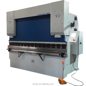 HANRUI 200T 3300 TP10S denetleyici sistemi sac çelik otomatik büyük hidrolik cnc makas pres bükme makinesi