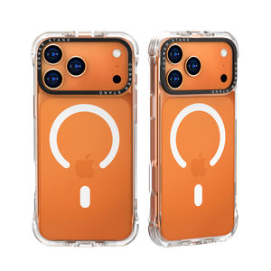 Étui de téléphone magnétique transparent antichoc avec logo, chargeur magnétique, pour <span class=keywords><strong>iPhone</strong></span> 15 14 13 <span class=keywords><strong>Pro</strong></span> <span class=keywords><strong>Max</strong></span> - Product Image 1