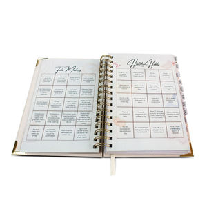 Agenda Personalizzata 2025, Diario Settimanale con Rilegatura a Spirale, Formato Personalizzabile per Cura Personale Quotidiana - Product Image 3