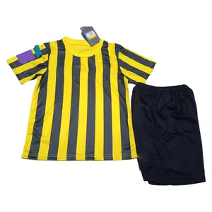 ชุดเครื่องแบบฟุตบอลชุดเสื้อฟุตบอลเจดดาห์สำหรับเด็กชุดเสื้อเจอร์ซีย์แฟนฟุตบอลออกแบบได้ตามต้องการ
