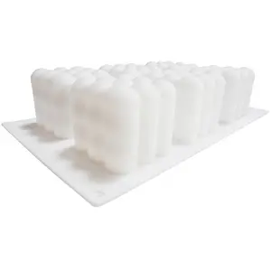 6 cales grande bulle carrée cube magique bougie 3D bricolage silicone chocOlate gâteau moule