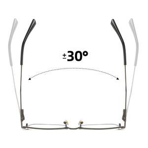 87335 Gafas de Moda de Alta Calidad con Marco Cuadrado de Metal Retro Clásico para Hombre, Multicolor, Anti Luz Azul, Monturas Ópticas 2025 - Product Image 6