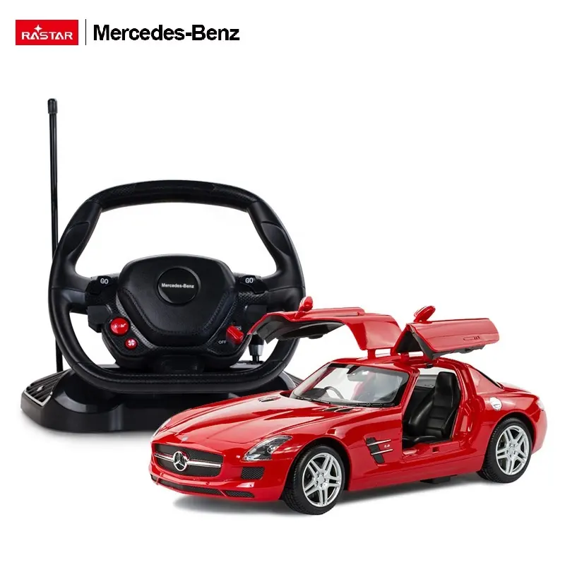 Rastar 1/14 Afstandsbediening Auto Model Met Open Deur Elektrische Speelgoed Auto Afstandsbediening Auto Kids Speelgoed Met Stuur Controller