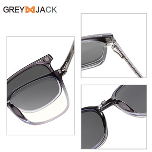 Gafas de sol para mujer Grey Jack, montura TR90, lentes polarizadas UV400 tipo 3, color gris - Product Image 4