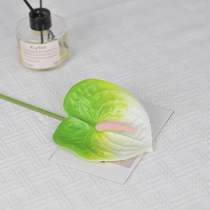 Arreglo Floral 3D de Alta Fidelidad con Diseño de Grúa Roja y Flores de Palma, Estilo Moderno para el Año Nuevo Chino, Compromiso, Plástico - Product Image 5