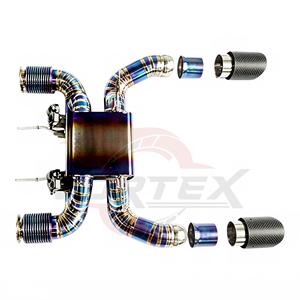 Tubo de Escape Catback Valvetronic Vortex Pie Cut de Titanio Azul para McLaren 720S Spider 4.0T BiTurbo V8, Kit de Tuning Deportivo de Carreras - Product Image 4