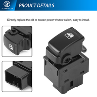 Sorgo 93580-2E000 93580-1C000 93580-2B000 7 pines Control de interruptor de ventana eléctrica para Hyundai Tucson 2005-2010