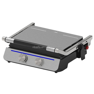Grille-pain électrique Aifa en acier inoxydable pour 4 tranches, presse à panini, machine à griller, certifiée CE CB OEM - Product Image 2