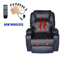 Anpassbarer Kabelloser Vibrationsmassager mit Wärmefunktion 8-Motoren-Massagekissen für Bürostuhl Autositz Heimgebrauch