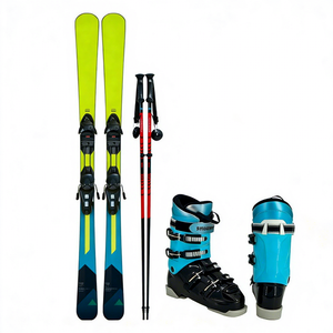 Conjunto de Esquí All Mountain para Niños, Deslizamiento Duradero y Suave, Diseño Amigable para Niños - Product Image 2