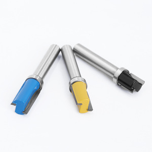 <span class=keywords><strong>Fraise</strong></span> droite de 8 mm à queue en carbure, à coupe ascendante, à 1 dent, avec roulement, pour le travail du bois, le fraisage de copie et le rainurage - Product Image 4