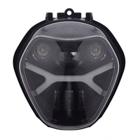 Phare LED YongJin avec faisceau haut/bas DRL avec Angel Eyes pour BMW R1200R