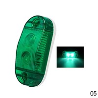 Feux de position latéraux à LED pour voiture et camion, feux carrés externes, feux d'avertissement, feux arrière, feux de gabarit pour remorque et poids lourd 12-36V