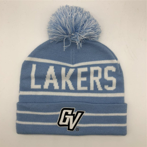 Fashion Custom Embroidered <strong>Beanie</strong> Jacquard Knitted <strong>Beanie</strong> Hat with <strong>Pom</strong> Om Ball Bobble Jacquard Winter <strong>Beanie</strong> for Keeping Warm - Product Image 6