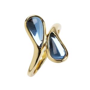 Anillo de Plata 925 con Piedras Preciosas, Diseño Italiano, Estilo Vintage, Joyería de Aniversario para Mujer, Elegante y Sencillo, Electrochapado - Product Image 1
