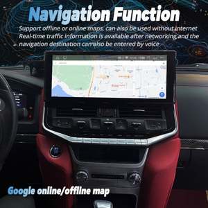 Lecteur multimédia GPS vidéo Android 16,2 pouces pour Toyota Land Cruiser LC200, mise à niveau LC300 VX-R 2008-2021, écran central Carplay - Product Image 3