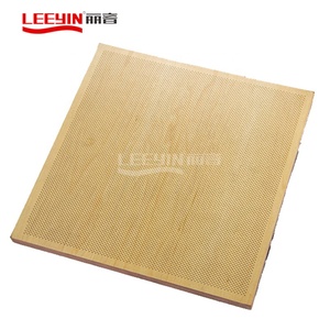 Panneau perforé en MDF micro-insonorisant à absorption acoustique Panneau acoustique perforé en bois en nid d'abeille en MDF - Product Image 2