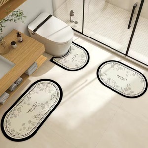 Producto de <span class=keywords><strong>baño</strong></span> popular personalizado, superabsorbente, antideslizante, tierra de diatomita, <span class=keywords><strong>baño</strong></span> de secado rápido, alfombrillas suaves con estampado absorbente antideslizante - Product Image 4