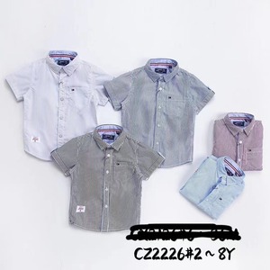 Wholesale Summer Kids Clothing Boys Anti-Shrink Soft 12y <b>Tshirts</b> Kids Color Fade Proof Casual Short Sleeve Boys Shirts - Product Image 3
