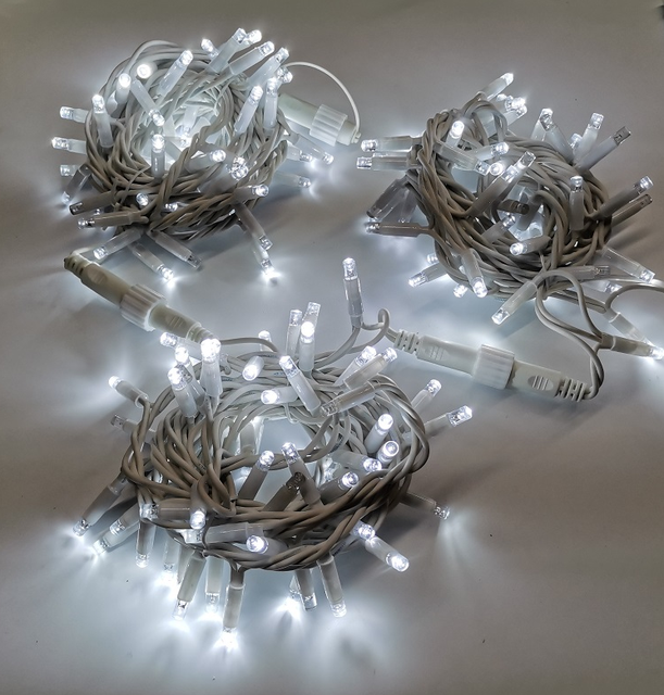 Holiday Outdoor IP65 Waterproof 100 LED String Lights 10M 220V Christmas Xmas Wedding Party Decorations
