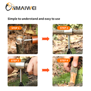 Survie en plein air camping terre travail du <span class=keywords><strong>bois</strong></span> foret main <span class=keywords><strong>bois</strong></span> ensemble d'outils poinçonnage trou <span class=keywords><strong>bois</strong></span> de chauffage <span class=keywords><strong>tarière</strong></span> <span class=keywords><strong>manuelle</strong></span> - Product Image 4
