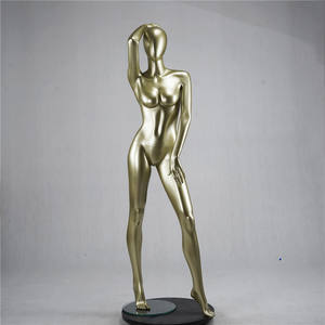 Maniquí Femenino <span class=keywords><strong>de</strong></span> Latón Color Dorado con Cabeza <span class=keywords><strong>de</strong></span> Huevo para Exhibición <span class=keywords><strong>de</strong></span> Ropa Interior Femenina, Precio <span class=keywords><strong>de</strong></span> Fábrica en China - Product Image 2