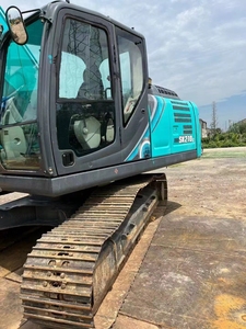 100% Original 21 tonnes Kobelco pelle sur chenilles KOBELCO SK210 chenille en caoutchouc hydraulique lourde utilisée pelle sur chenilles - Product Image 5