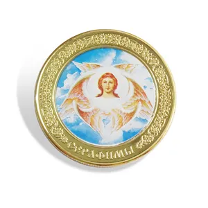 Souvenir Günstige Benutzer definierte Farbdruck Metall Herausforderung Souvenir Druck Logo Silber Goldmünze Mit Ihrem Logo