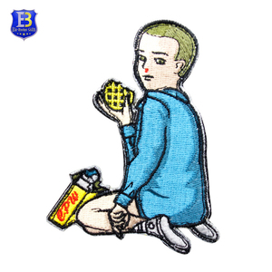 Parche <span class=keywords><strong>de</strong></span> hierro personalizado personaje <span class=keywords><strong>de</strong></span> dibujos animados tela bordado hierro en parches con gran precio - Product Image 5