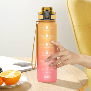 Stocked Bpa-free 1000ml Tritan Sport Water Bottle With Handle Eco-friendly Logo Design Outdoor Running Leak-proof Lid - Product Image 5