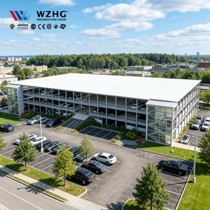 Covered-Only Steel Parking Tower Roof-protected car Park Structure Without Walls Ventilation Maximized Cost-optimized - Product Image 1