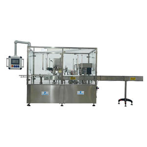 Automatische elektrische gefrier getrocknete Pulver-Mikrofüll-Versiegelung maschine Fläschchen Gesundheitspflege-Pulver füll anlage SPS-Glasflaschen - Product Image 4