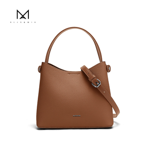 Sac seau hobo minimaliste en cuir PU à motif croisé, convertible avec poignée supérieure, sacs à bandoulière pour le quotidien, sac à main décontracté pour femme - Product Image 5