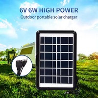 Mini panneau solaire étanche 5V 6V 1.5W 3.8W Camping téléphone portable charge 18V charge rapide 12W 18V panneau solaire câble USB