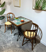 Azulejo de mosaico personalizado OEM ODM, mesa de cerámica, muebles de mesa de restaurante para restaurante