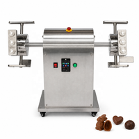 Machine de moulage, façonnage, rotation et tamisage de chocolat en acier inoxydable pour la production de chocolat en forme d'œuf creux, vente en gros