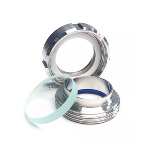 Raccord sanitaire en acier inoxydable Wenxiang 19-159 mm sur mesure avec jauge de niveau pour conduites sous pression - Product Image 1