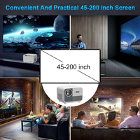 Boîtier TV Android personnalisé Rigal M1, projecteur LED d'intérieur 600 ANSI Lumens avec écran miroir pour salle de jeux, Guangdong, pour cinéma maison
