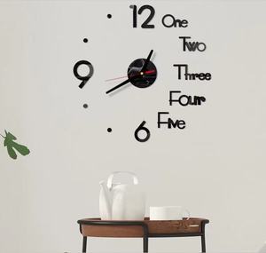 <span class=keywords><strong>Reloj</strong></span> <span class=keywords><strong>de</strong></span> pared decorativo para dormitorio, papel tapiz creativo, metope - Product Image 4