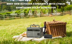 Station d'alimentation portable 600W, générateur de batterie au lithium LiFePO4, station d'alimentation portable, alimentation de secours pour le camping - Product Image 3