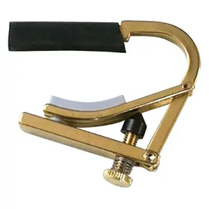 CNC Machine milling gold plate brass Partial Capo, entertainment musical instrument string Guitar Capo