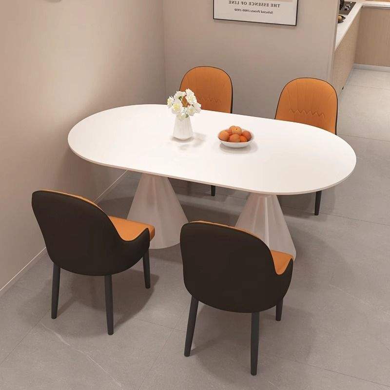 Table + large orange peel lightning chair