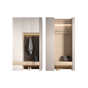 <span class=keywords><strong>Meuble</strong></span> à chaussures sur mesure <span class=keywords><strong>avec</strong></span> compartiments, barre latérale pour manteaux, siège souple surélevé <span class=keywords><strong>et</strong></span> éclairage LED dissimulé - Product Image 5