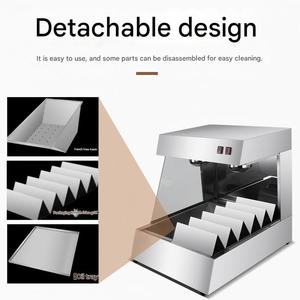 Electric Heated Commercial Warming Tray and Stainless Steel Display <strong>Stand</strong> for Fries and Chicken in <strong>Food</strong> Courts - Product Image 3
